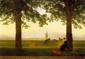 The Garden Terrace - Caspar David Friedrich