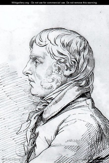 Self-portrait in profile - Caspar David Friedrich
