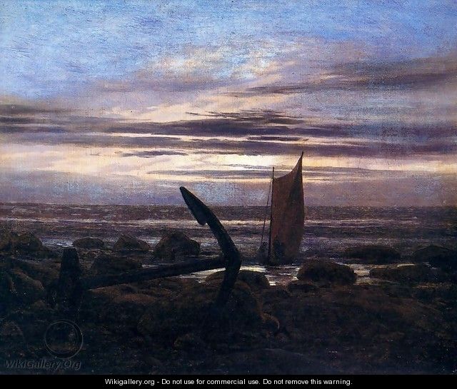 Evening on the Baltic Sea - Caspar David Friedrich