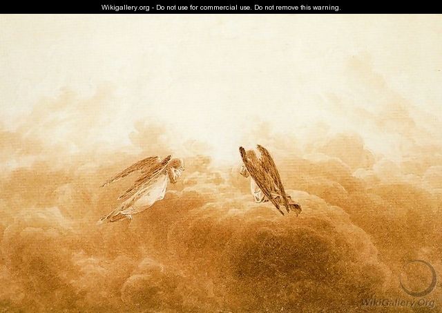 Angels in Adoration - Caspar David Friedrich