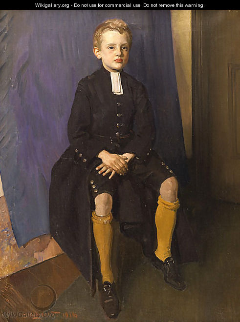Constant Lambert as a Blue-coat boy - George Lambert