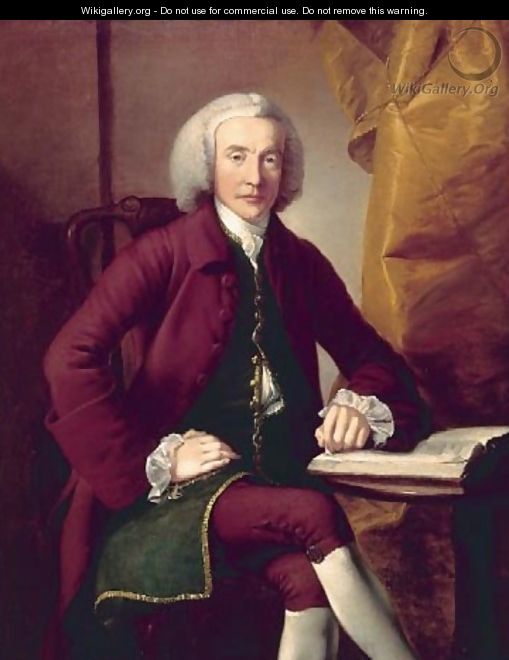 Portrait of Thomas Borrow - Joseph Wright