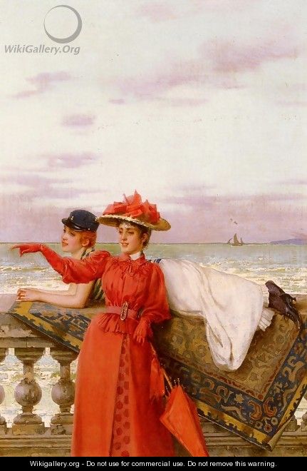 Looking Out To Sea - Vittorio Matteo Corcos