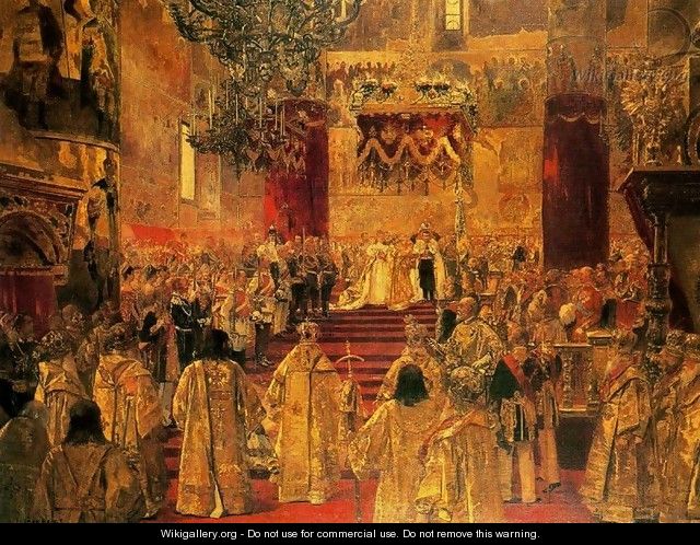 The Coronation of Nicholas II - Henri Gervex