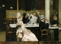 Cafe Scene in Paris 1877 - Henri Gervex
