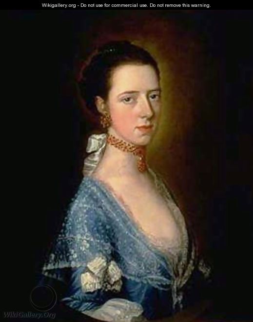 Portrait of Mrs. Casberd - Thomas Gainsborough