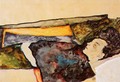 The Artist's Mother, Sleeping - Egon Schiele