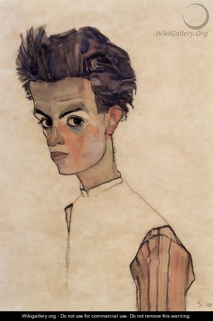 Self Portrait 3 - Egon Schiele