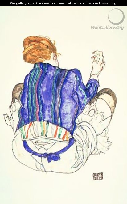 Seated Woman 2 - Egon Schiele