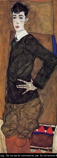 Portrait of Erich Lederer 2 - Egon Schiele