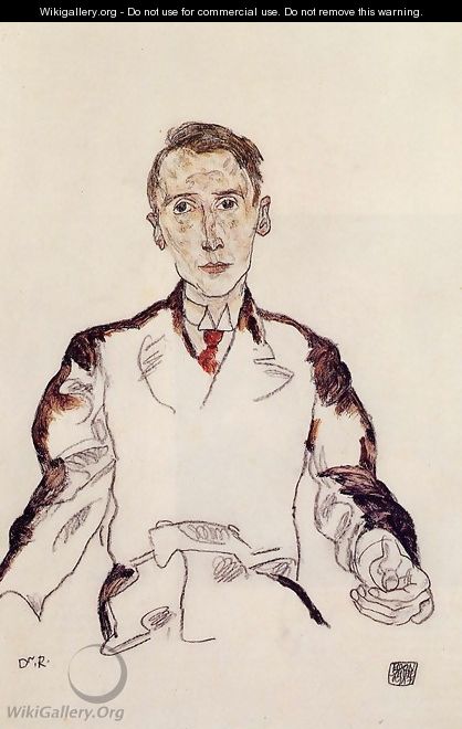 Portrait of Dr. Heirich Reiger - Egon Schiele