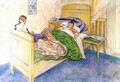 In Mother's Bed - Carl Larsson