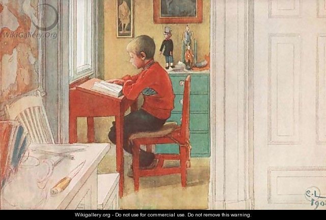The New Book - Carl Larsson