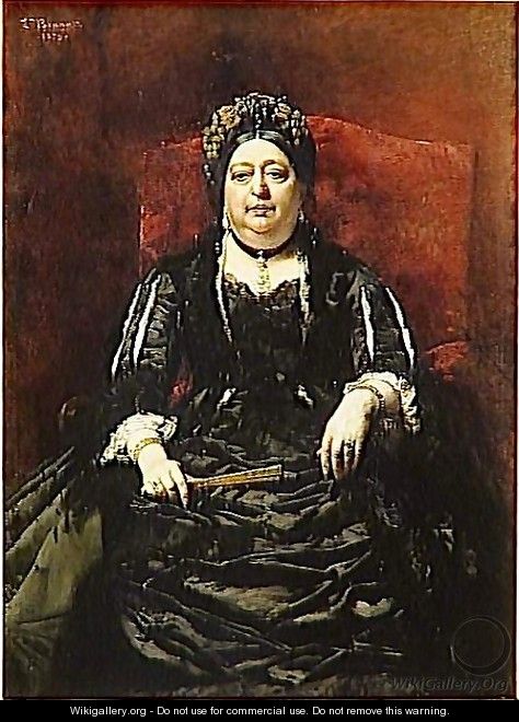 Portrait of Madame Leopold Stern - Léon Bonnat