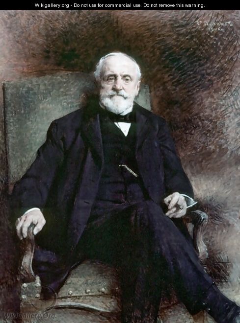 Portrait of Carl Abegg Arter - Léon Bonnat