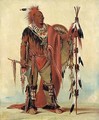 Kee-o-kúk, The Watchful Fox, Chief of the Tribe - George Catlin