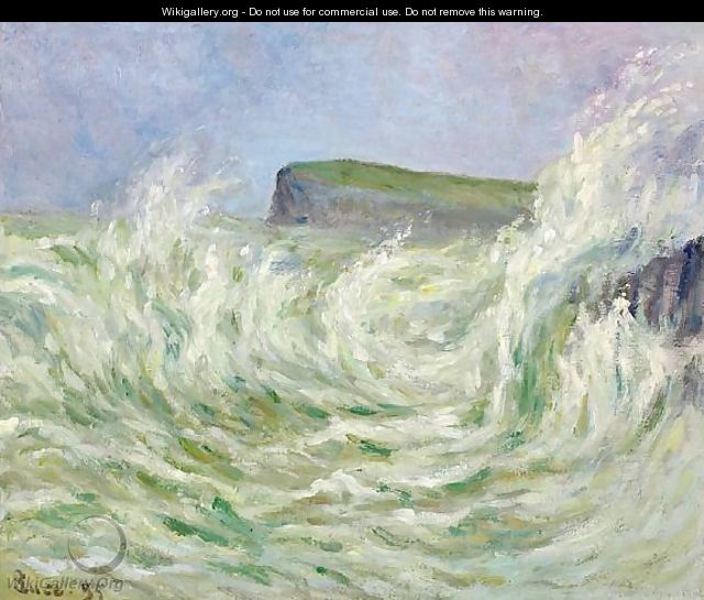 La Grande Mare à Mers (High Tide at Mers) - Maximilien Luce