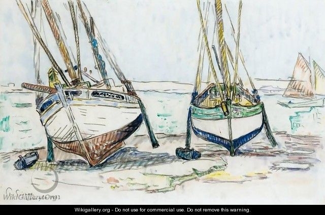 Fishing boats, Lomalo - Paul Signac