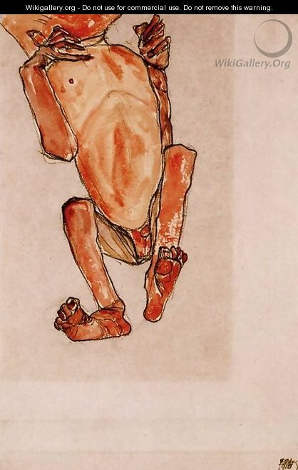 Nude baby - Egon Schiele