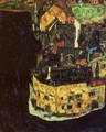 City on the Blue River II - Egon Schiele