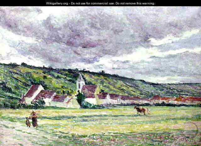 The Village of Bessy on Cure - Maximilien Luce