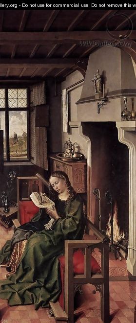 The Werl Altarpiece (right wing) - Robert Campin