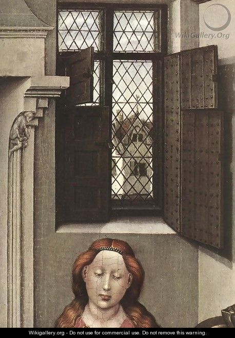 Madonna with the Child (detail) - Robert Campin