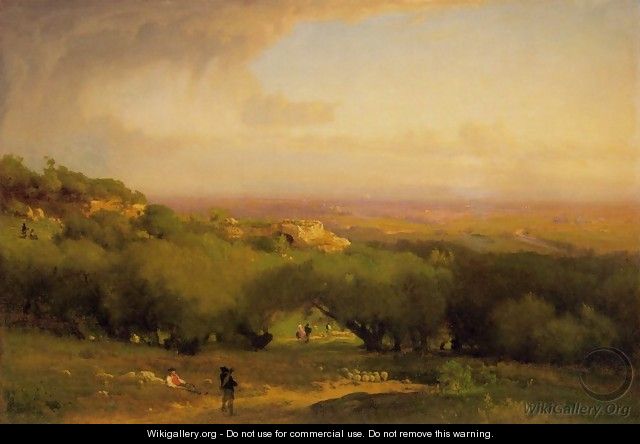 The Alban Hills - George Inness