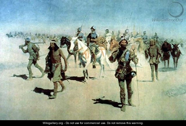 Coronado sets out to the north - Frederic Remington