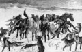 Broncos and Timber Wolves - Frederic Remington
