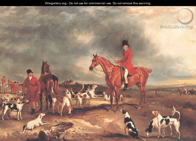 Ralph John Lambton and his huntsman and hounds - John Ferneley, Snr.