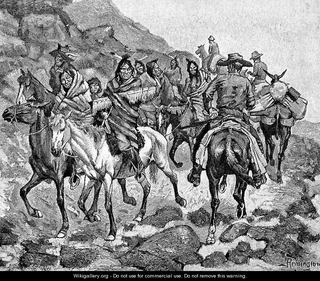The Indians We Met - Frederic Remington