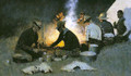 The Hunters' Supper - Frederic Remington