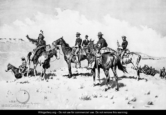 The Borderland of the Other Tribe - Frederic Remington