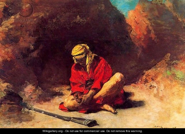 Arab removing a Thorn from his foot - Léon Bonnat