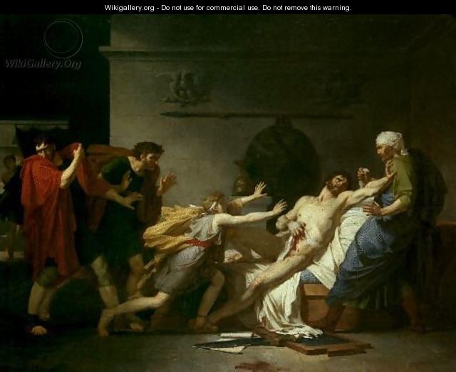 Death of Cato the Younger - Pierre-Narcisse Guerin
