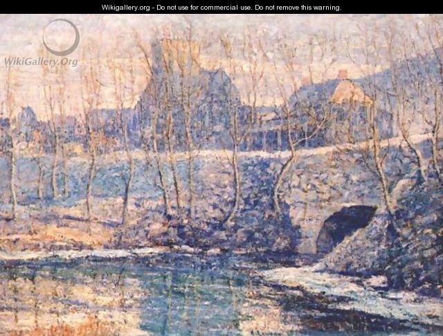 Misty Day in March - Ernest Lawson
