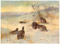 Close of a Winter's Day - Archibald Thorburn