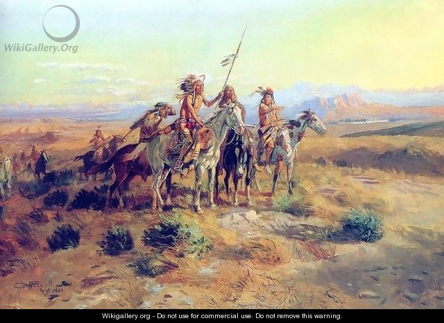 The Scouts - Charles Marion Russell