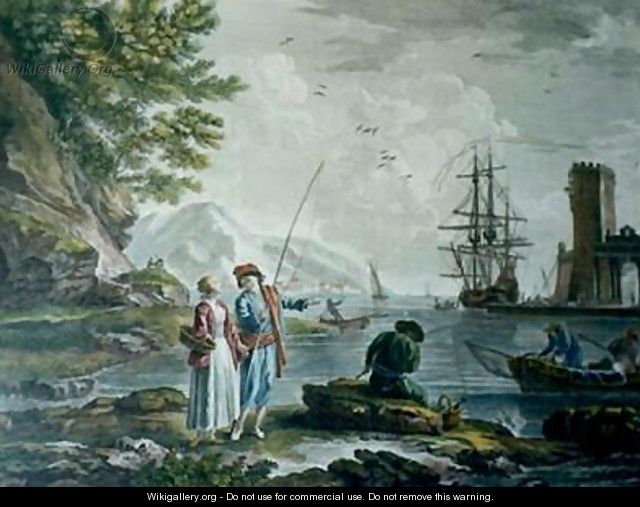 The Return of the Fishing - Claude-joseph Vernet