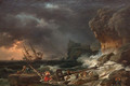 Storm on Wednesday with wrecks of ships - Claude-joseph Vernet