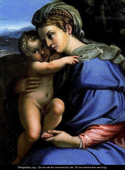 Virgin with Child - Annibale Carracci
