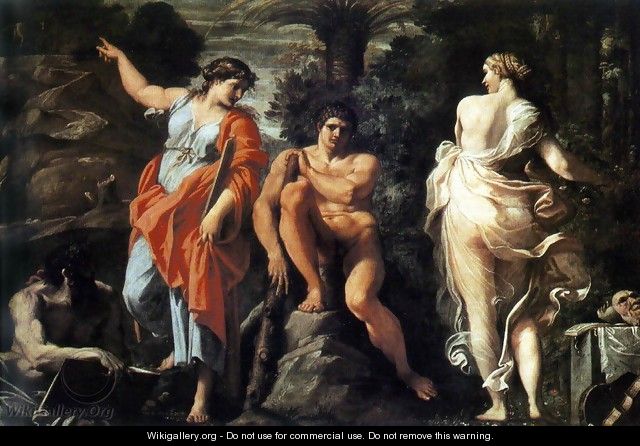 The Judgement of Hercules - Annibale Carracci