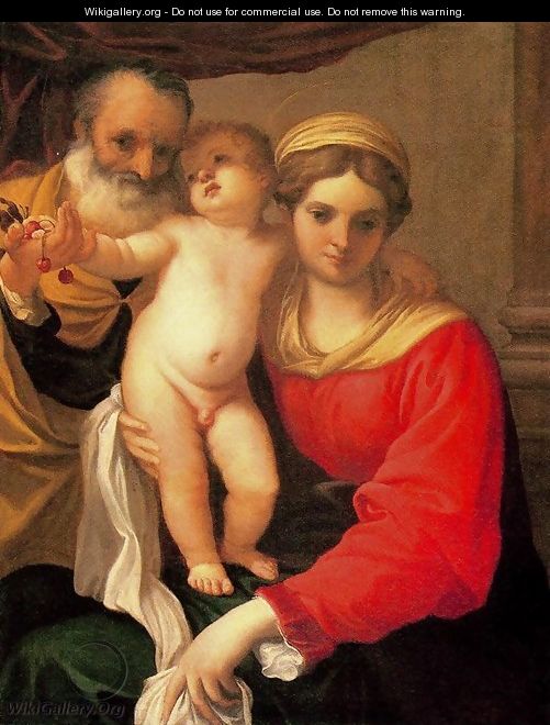 Madonna with cherries - Annibale Carracci