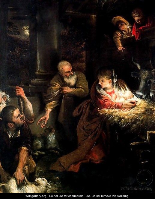 Adoration of the Shepherds - Annibale Carracci