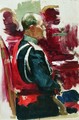 Study for the picture Formal Session of the State Council 2 - Ilya Efimovich Efimovich Repin