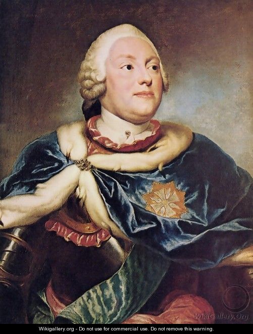 Portrait of Prince Elector Frederic Christian of Saxony - Anton Raphael Mengs