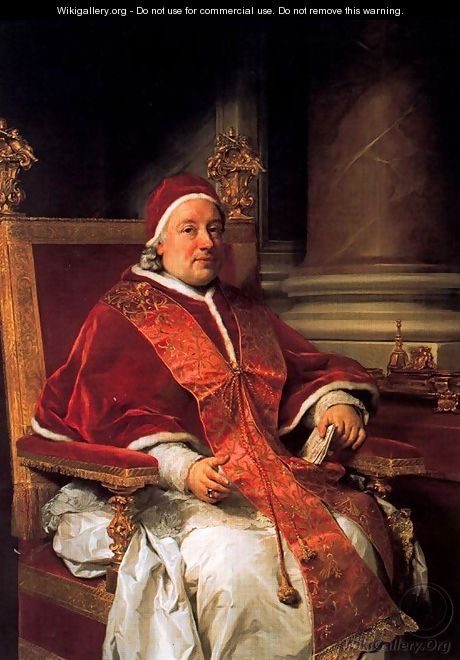 Pope Clemente XIII Rezzonico - Anton Raphael Mengs