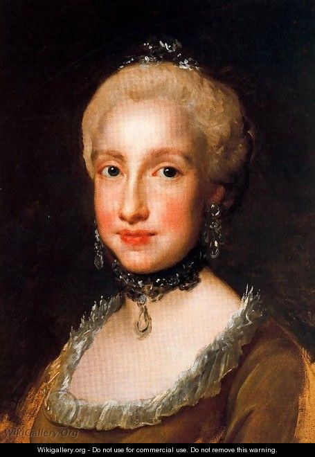 Infanta Maria Luisa de Borbón - Anton Raphael Mengs