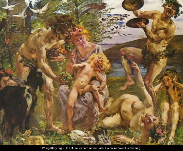The youth of Zeus - Lovis (Franz Heinrich Louis) Corinth